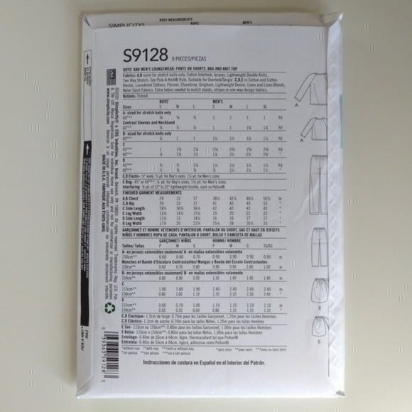 Simplicity S9128 Sewing Pattern - Picture 6 of 6